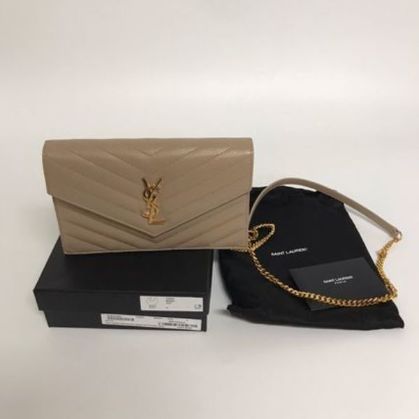 Saint Laurent エンヴェロップ チェーンウォレット クラッチ