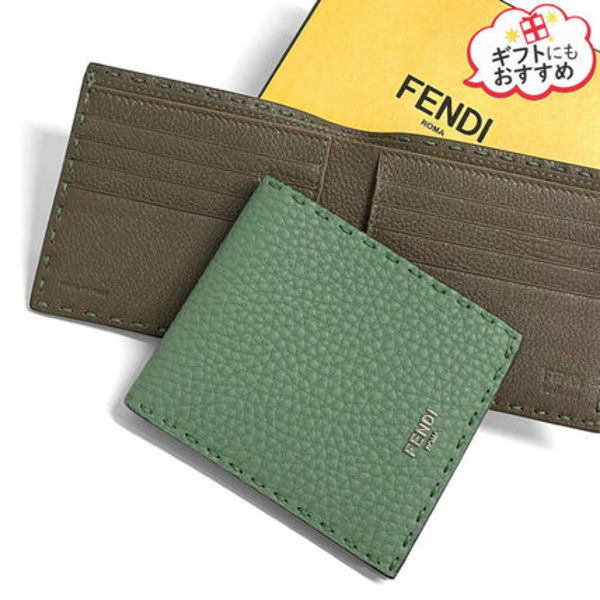 【新品・国内即発】FENDI 7M0193 AP3C F1NVW 二つ折り財布