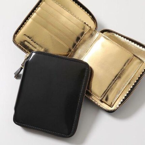 COMME DES GARCONS SA2100MI 二つ折り財布 スモール財布 GOLD