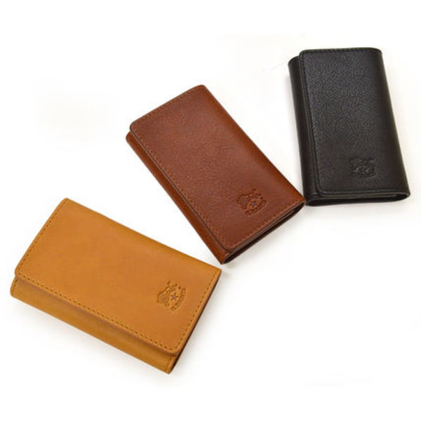 IL BISONTE イルビゾンテ キーケース 3カラー レザーeib23w011