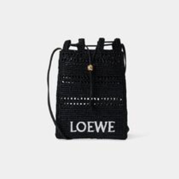 LOEWE × PAULA'S IBIZA ラフィア ショルダーバッグ