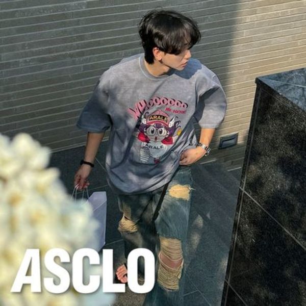 ASCLO Slump Pigment Short Sleeve T Shirt (2color)