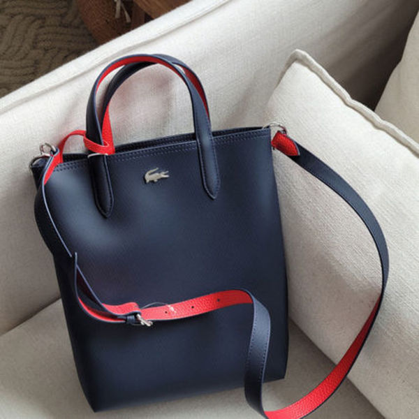 【即発】【LACOSTE】Anna Vertical Cross Tote Bag NF2991AA