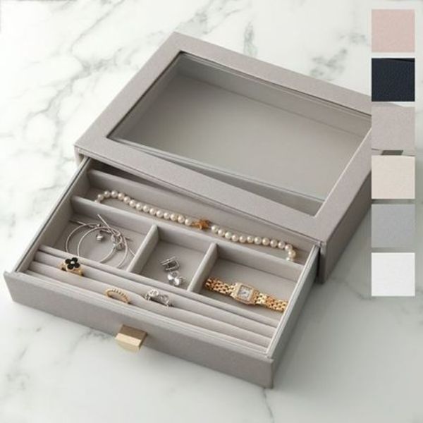 STACKERS ジュエリーケース Classic Glass Lid Drawer
