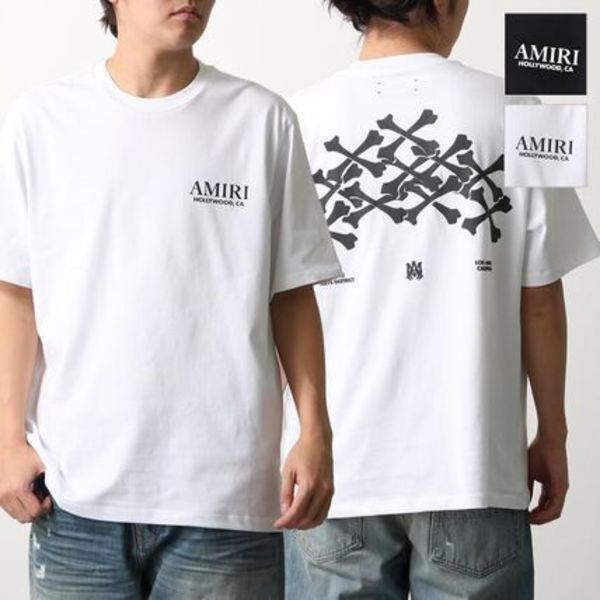 AMIRI Tシャツ BONES STACKED TEE AMJYTE1075 半袖