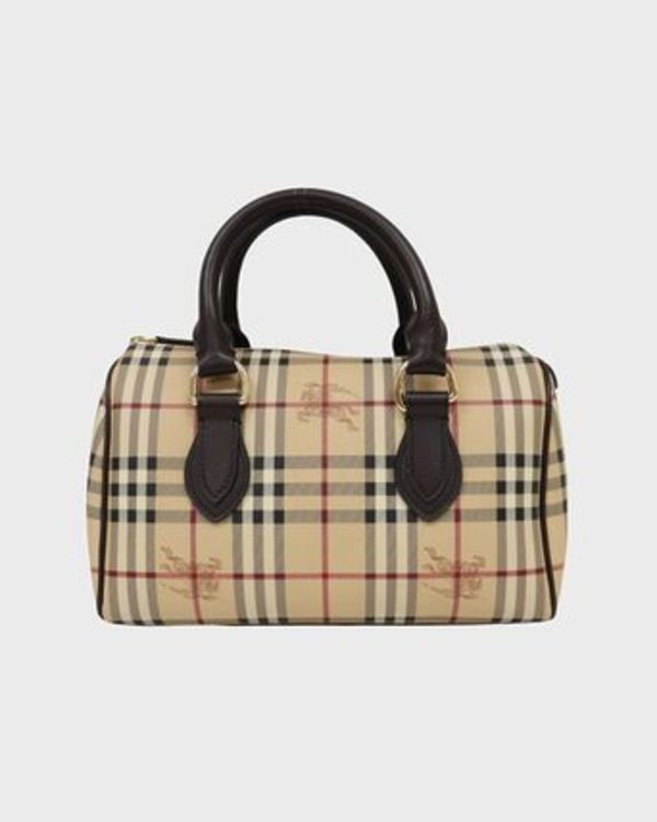 BURBERRY チェック柄ボストンバッグ