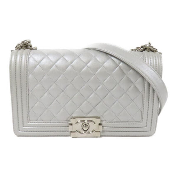 CHANEL Boy 25 ショルダーバッグ カーフ(牛革)
