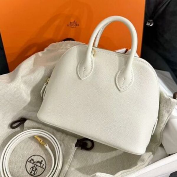 すぐお届け 国内発送 HERMES Mini Bolide 1923 New White