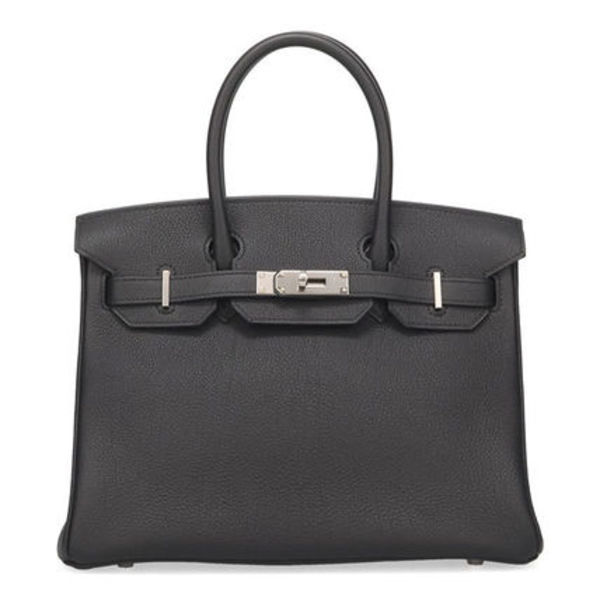 エルメス バーキン 30cm トゴ ブラック シルバー金具 100130