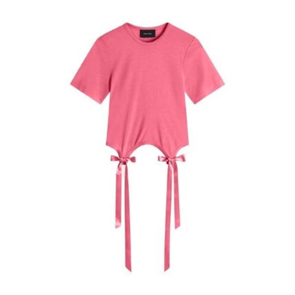 Bow Tails T-Shirt - Simone Rocha - Cotton - Pale Pink