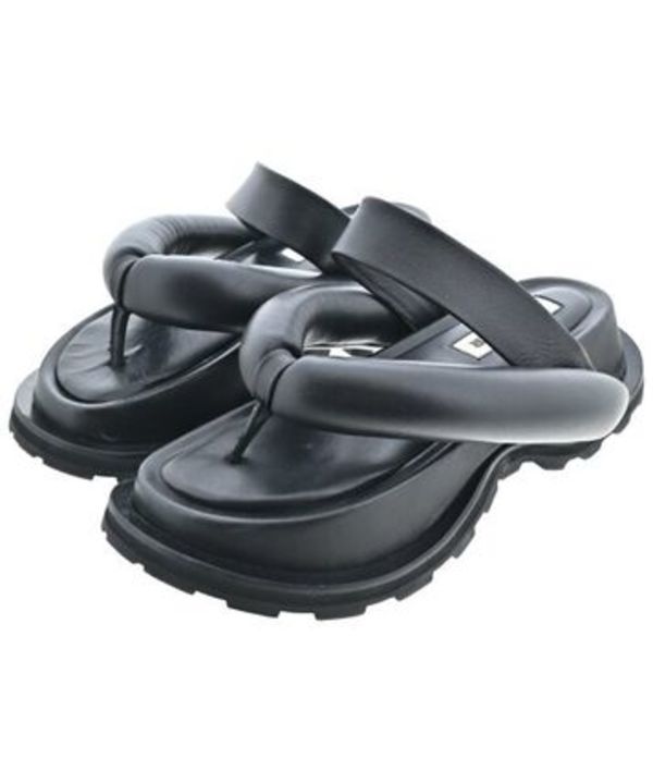 JIL SANDER ジルサンダー サンダル 黒 36 4104825G0220