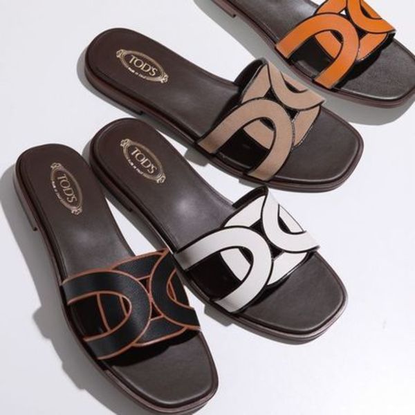 TODS サンダル XXW70K0GU70MID レザー
