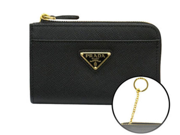 ☆人気☆【PRADA】☆プラダ Saffiano コインケースキーリング☆