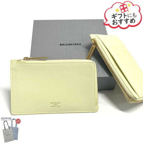 BALENCIAGA コイン&カードケース 736734 2AAFT レザー