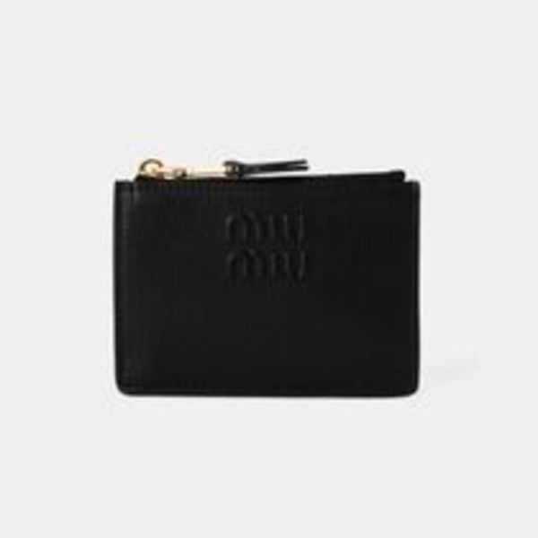 【MIU MIU】Nappa leather card holder