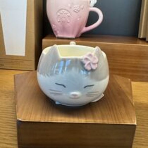 【韓国スタバ】26春①★ Blooming Cat Mug 237ml