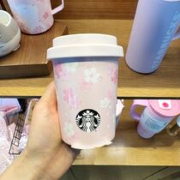 【韓国スタバ】26春①★ Blooming Quinten Slide Tumbler 237ml