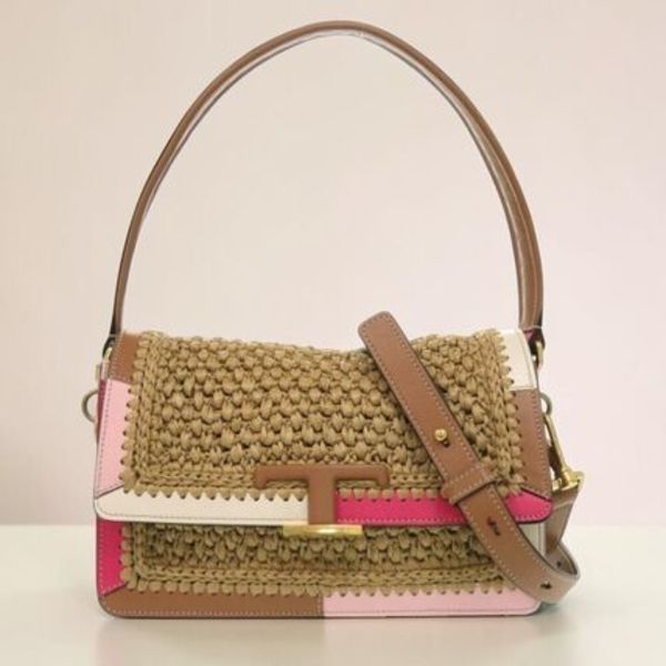 TOD'S Tタイムレス 2wayハンドバッグ