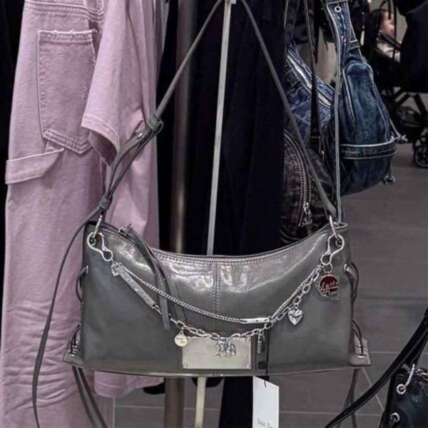 ★Matin Kim★EYELET SHIRRING SHOULDER BAG