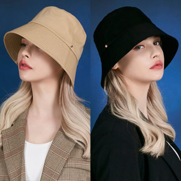 ★VARZAR★日本未入荷 韓国 大人気 Rose gold rivet bucket hat