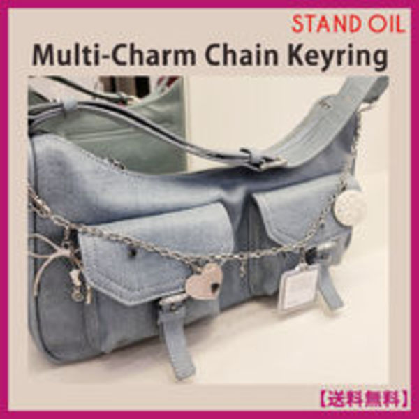 25SS★スタンドオイル★Multi-Charm Chain Keyring★キーリング