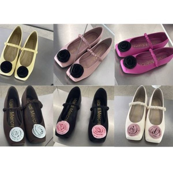 MARDI MERCREDI★MARYJANE FLAT ROSE