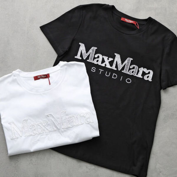 MAX MARA Studio Tシャツ WON コットン 半袖 ロゴ