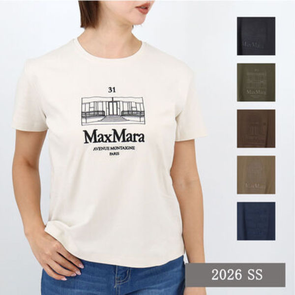 ■'S MAX MARA  刺繍Tシャツ BELLA カットソー