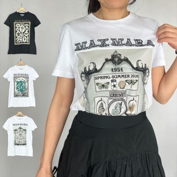 <MAX MARA >ピュア コットン Tシャツ PADINO