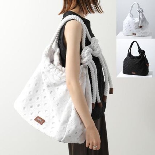 MAX MARA BEACHWEAR トートバッグ ARTE マクラメレース