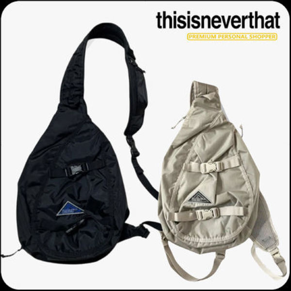 [Thisisneverthat] ★韓国大人気★Washed Nylon Sling Bag