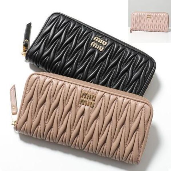 MIUMIU 長財布 MATELASSE マテラッセ 5ML506 2FPP