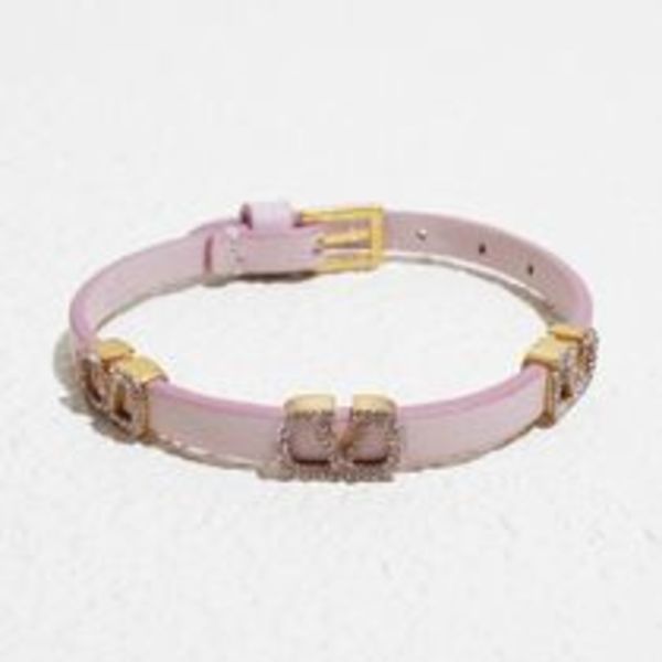 ★VALENTINO V LOGO SIGNATURE ロゴ レザー ブレスレット
