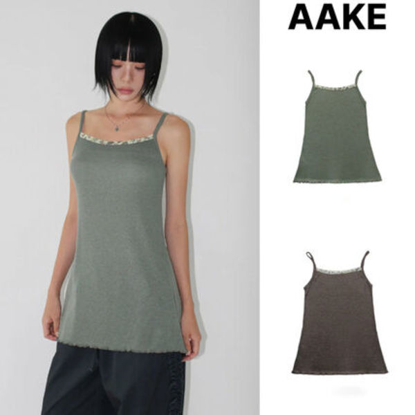 【AAKE】FLOWER LACE LONG SLEEVELESS