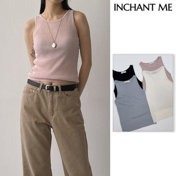 【INCHANT ME】[Set Available] Beybel Linen Sleeveless Knit