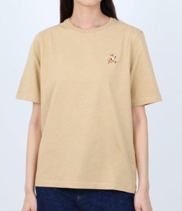 MAISON KITSUNE|SHORT-SLEEVED ROUND NECK T-SHIRTS (SPEED