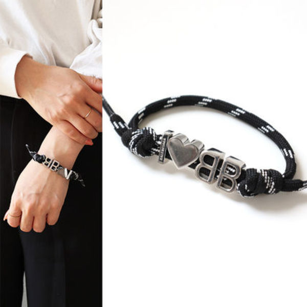 BALENCIAGA ブレスレット パラコード ロゴ 722539 TVX4S