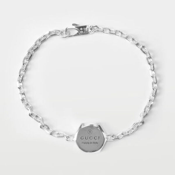 ★GUCCI★ トレードマーク シルバー ブレスレット 779169 J8400
