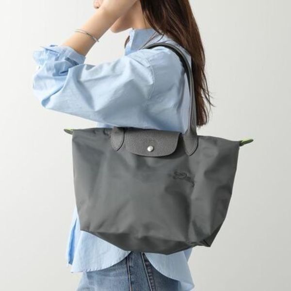 Longchamp バッグ ル プリアージュ グリーン M L2605 919