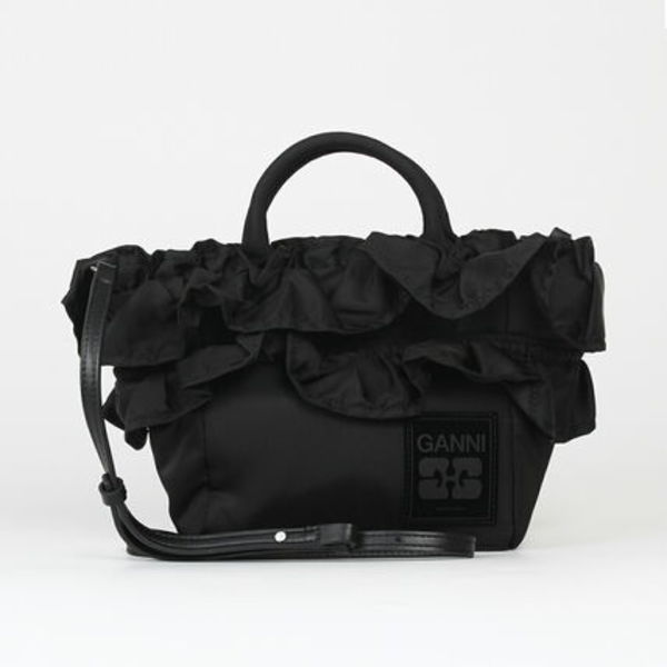 GANNI 2WAYバッグ MINI RUFFLE TOTE【国内配送】