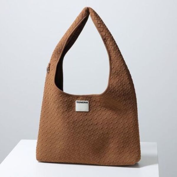 【訳あり】TENERA トートバッグ Handwoven Suede Large Hobo