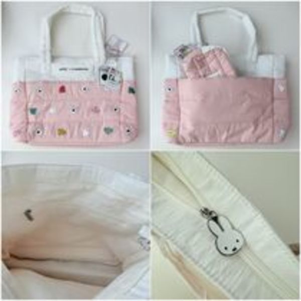 【韓国スタバ】x Miffy★ Puffer Bag Large + Puffer Pouch Set