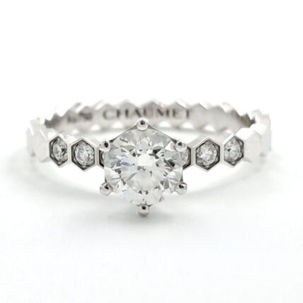 CHAUMET 0.52CT DIAMOND BE MY LOVE RING