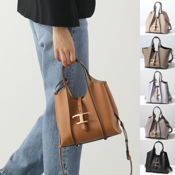 TODS ハンドバッグ Tタイムレス XBWTSBA9100Q8E レザー