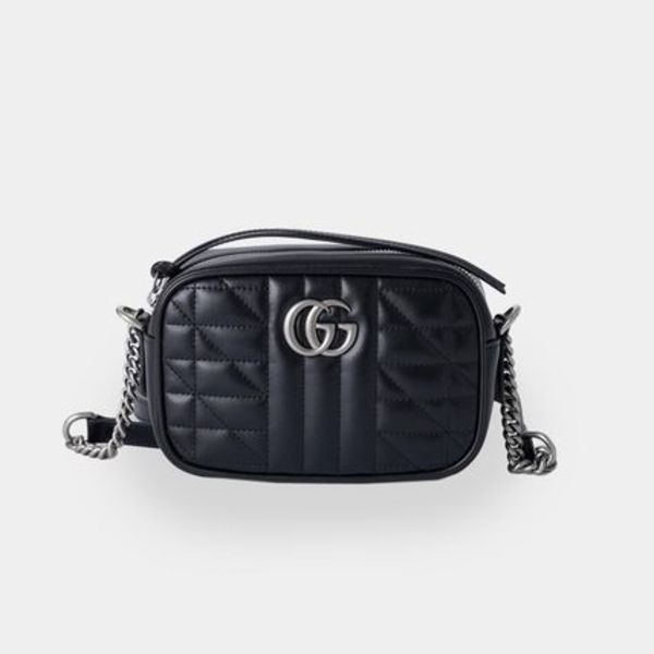 GUCCI グッチ GGマーモント キルティングショルダーバッグ Small