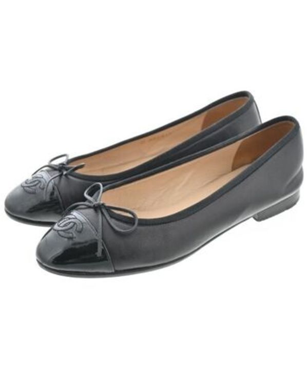 CHANEL バレエシューズ/オペラシューズ 黒 4100125D0049