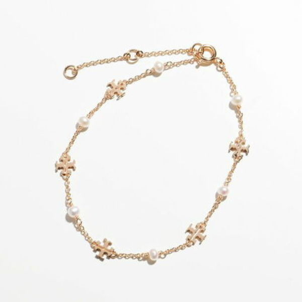 TORY BURCH ブレスレット Delicate Kira Pearl Chain 136788