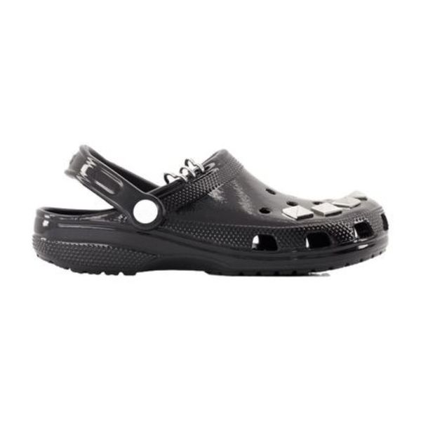 Classic Studded Sandals - Crocs - Synthetic - Black