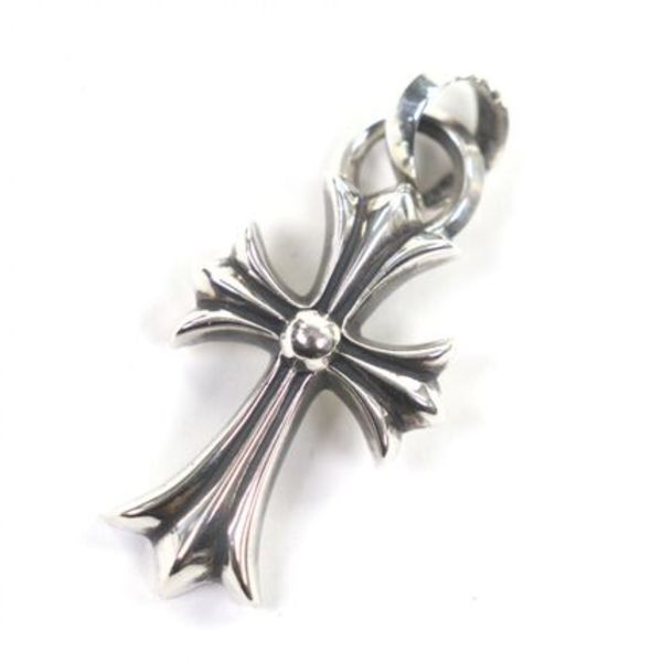 美品 CHROME HEARTS スモールCHクロス Wベイル ペンダントトップ