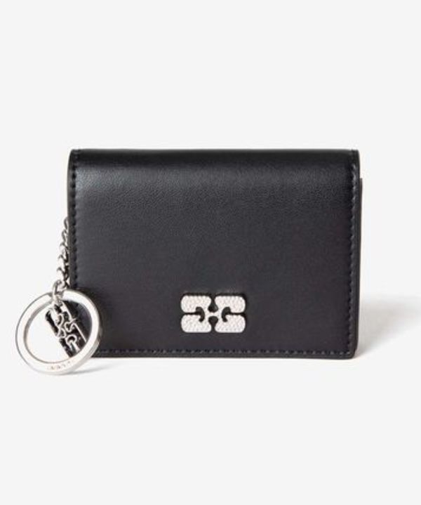 ガニー GANNI Bou Flap Card Holder Strass カードケース